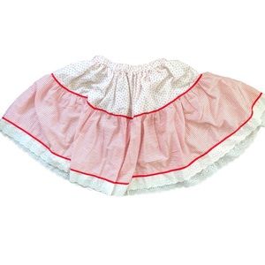 Vintage flare Paris skirt